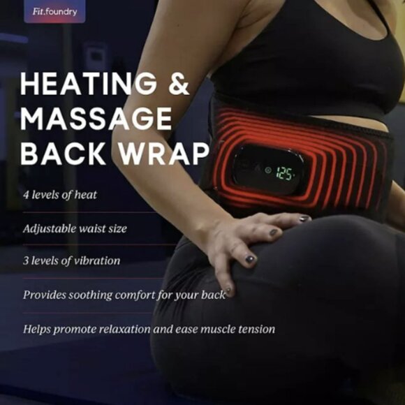 Fit Foundry 4-in-1 Heat & Massage Recovery Pack for Relief New Sealed Box - Picture 2 of 16